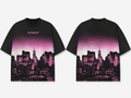 INCLUSIVE® Neon Skyline Oversized Graphic Tee